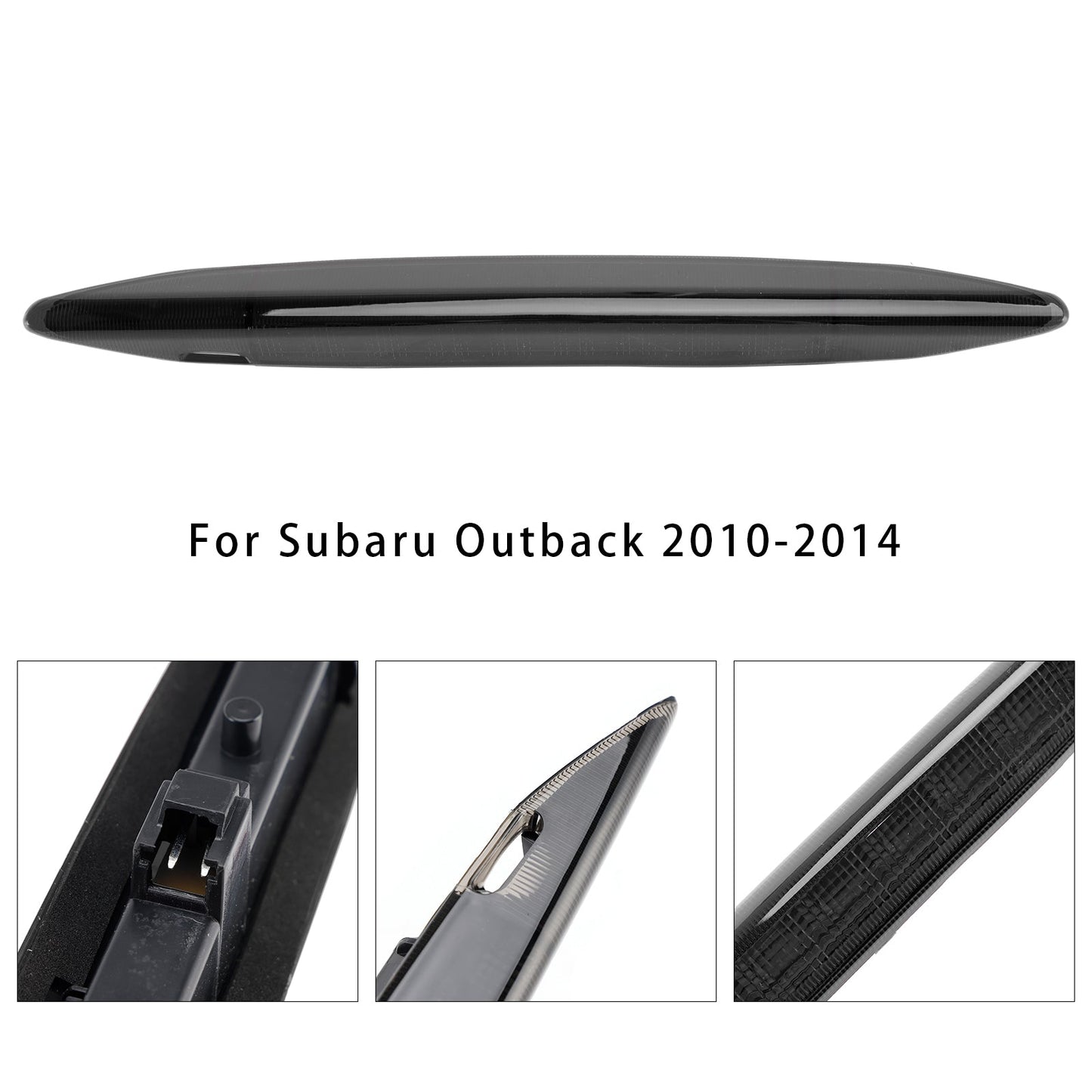84701AJ01A Black Lens High Mount Third Brake Light Lamp For Subaru Outback 2010-2014