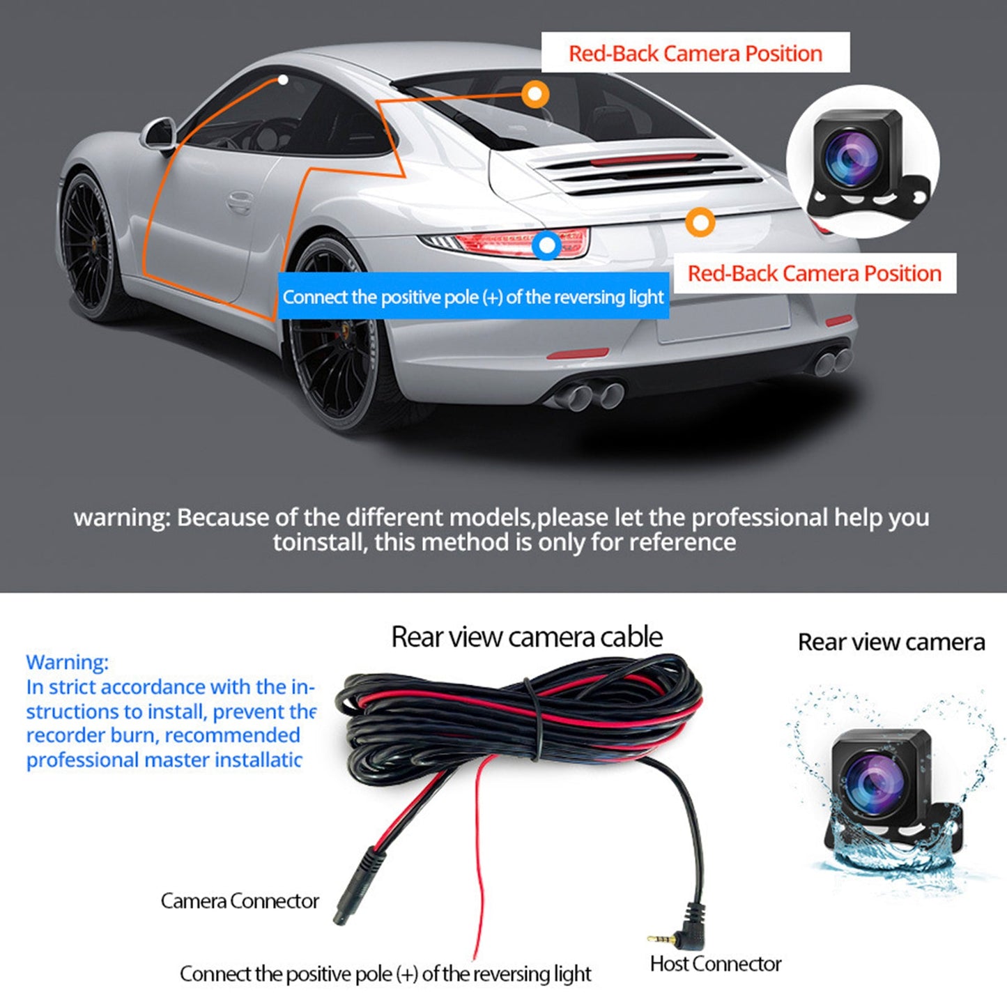 Espejo retrovisor de 10 pulgadas con pantalla completa HD 1080P, transmisión multimedia, grabadora de conducción, lente dual con imagen de marcha atrás