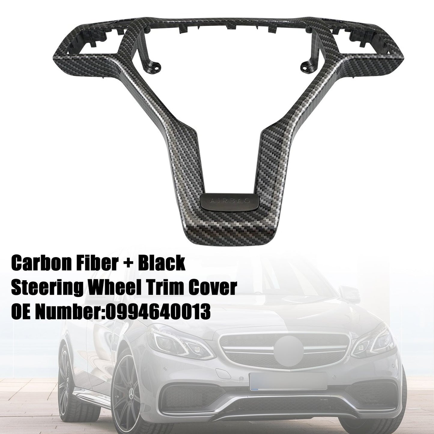 Mercedes Benz C-Class W204 C63 AMG Steering Wheel Trim Cover 0994640013
