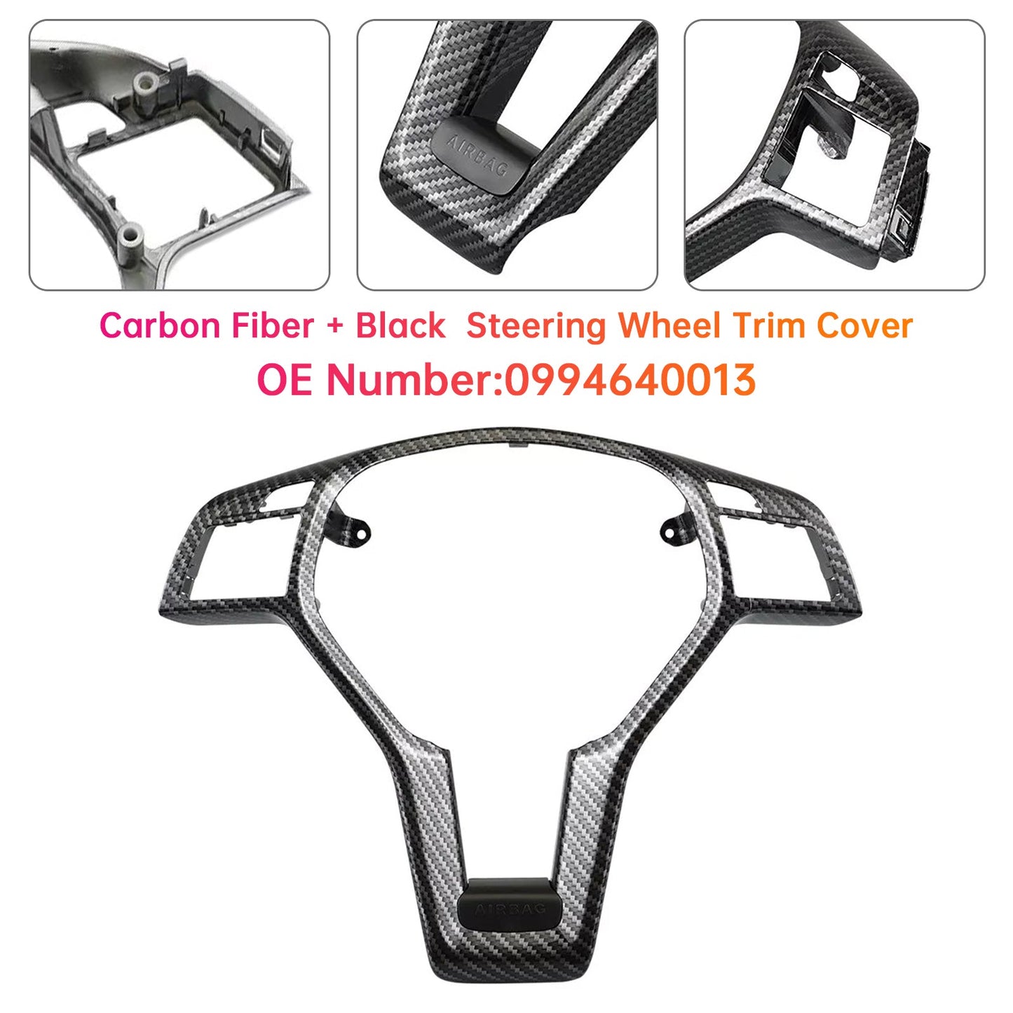 Mercedes Benz C-Class W204 C63 AMG Steering Wheel Trim Cover 0994640013