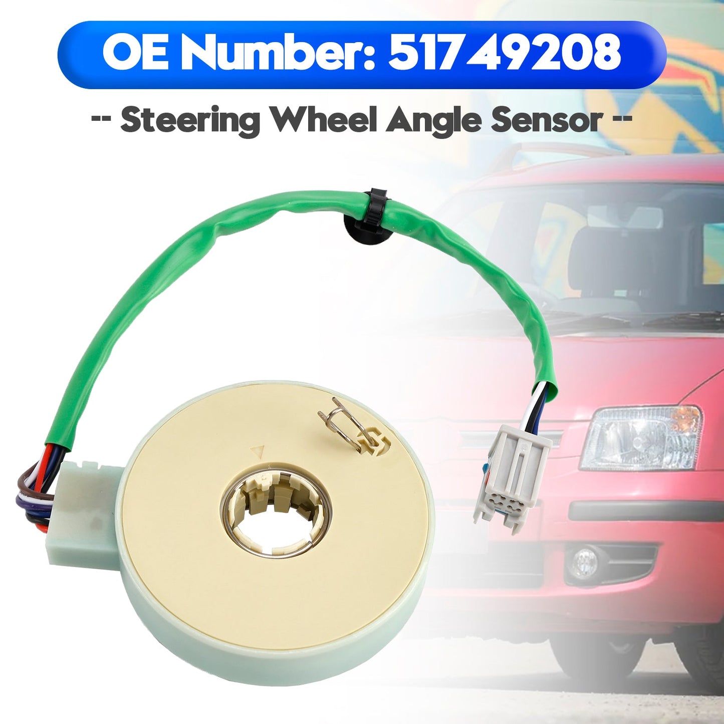 Fiat Panda 169 / Lancia Ypsilon 51749208 51755756 51807810 Steering Wheel Angle Sensor