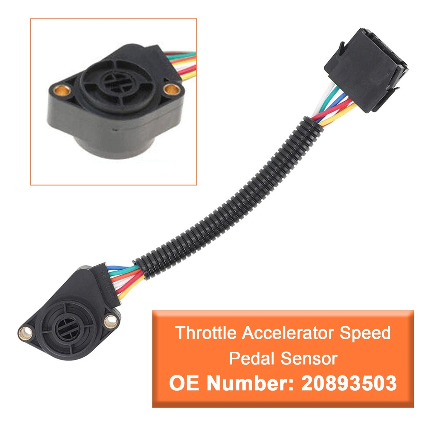 Volvo Truck FH12 FM12 FH16 Throttle Accelerator Speed Pedal Sensor 20893503