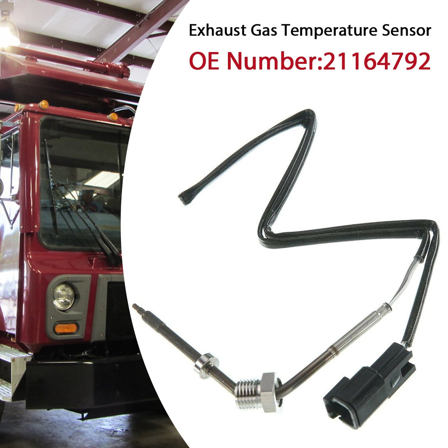 2008-2012 Mack MRU 10.8L 904-7783 21164792 Exhaust Gas Temperature Sensor