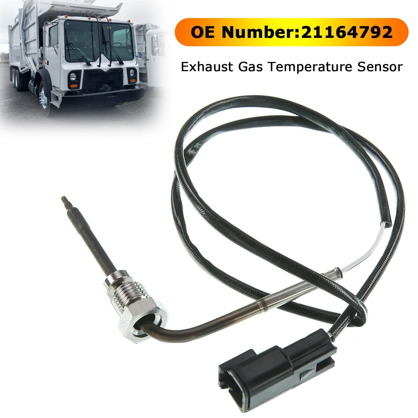 2008-2012 Mack MRU 10.8L 904-7783 21164792 Exhaust Gas Temperature Sensor