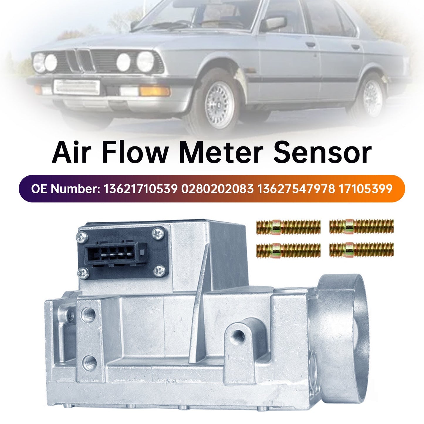 BMW E30 E28 E34 320i 520i 325e 525e 0280202083 17105399 Air Flow Meter Sensor