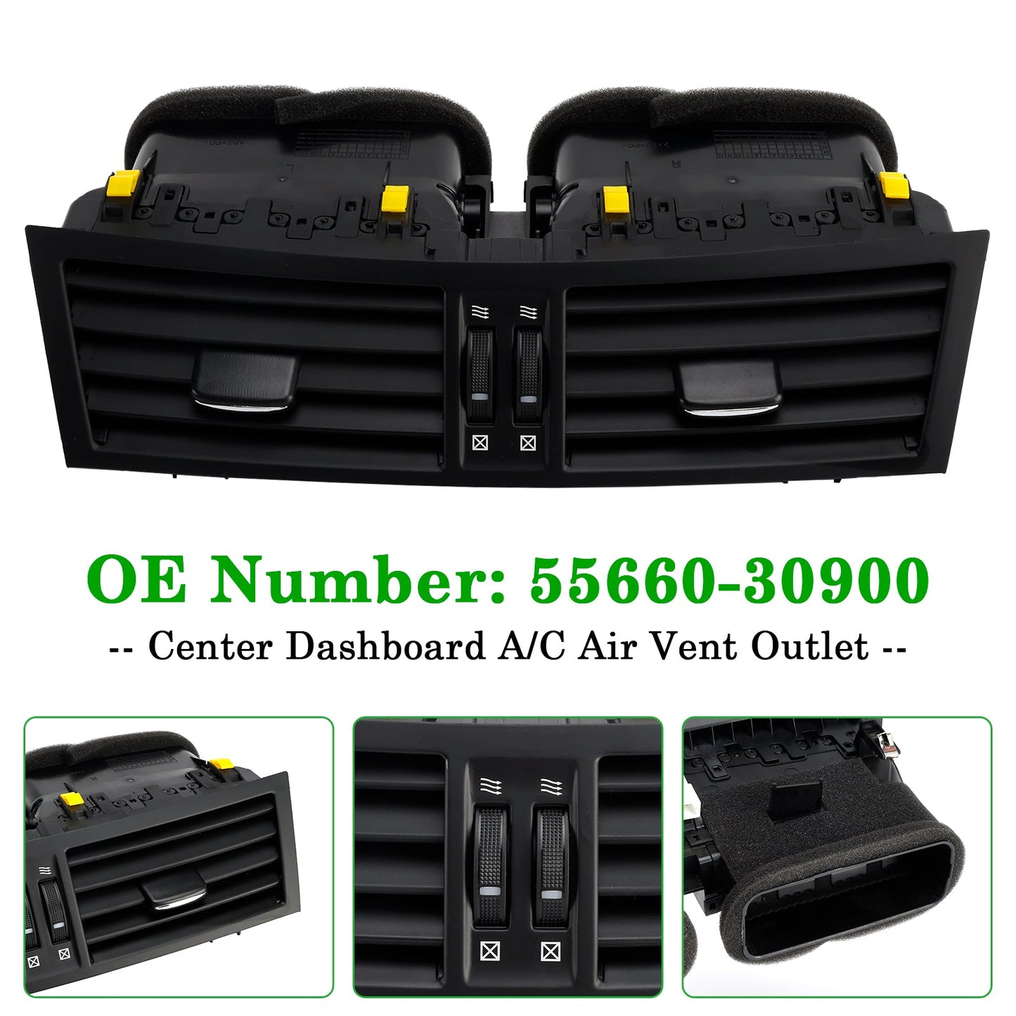 2006-2011 Lexus GS350 GS450H Center Dashboard A/C Air Vent Outlet 55660-30900 55660-30411-E0