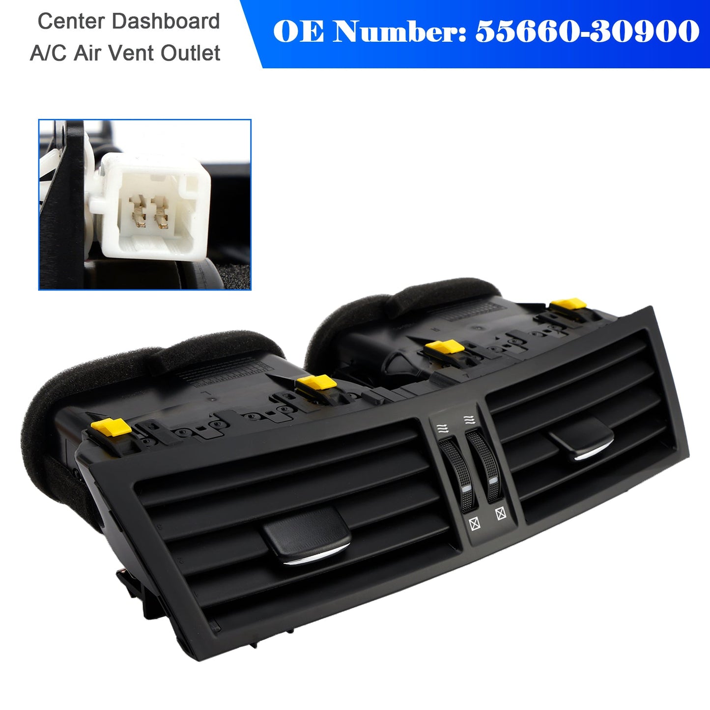2006-2011 Lexus GS350 GS450H Center Dashboard A/C Air Vent Outlet 55660-30900 55660-30411-E0