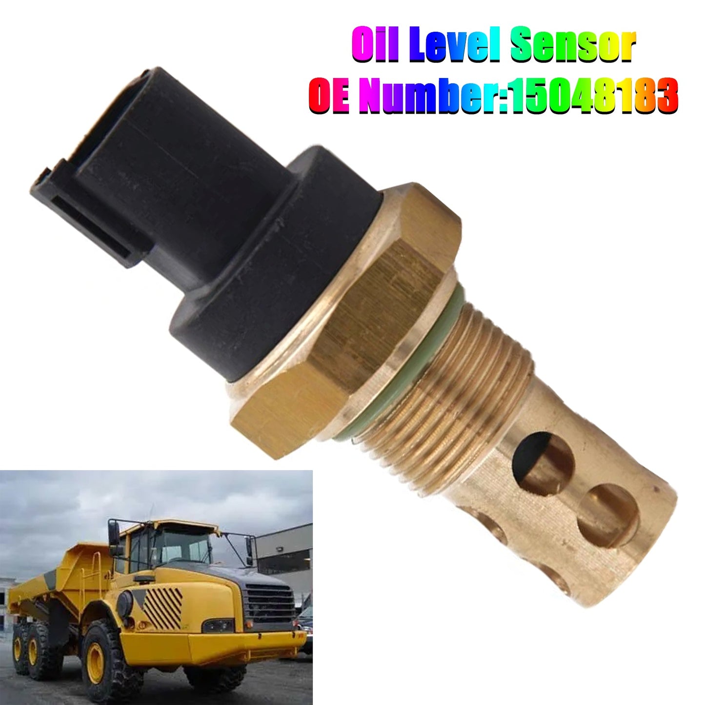 Sensor de nivel de aceite 15048183 para camiones Volvo A35D, A40D, A25D y A30D VOE15048183 11144494