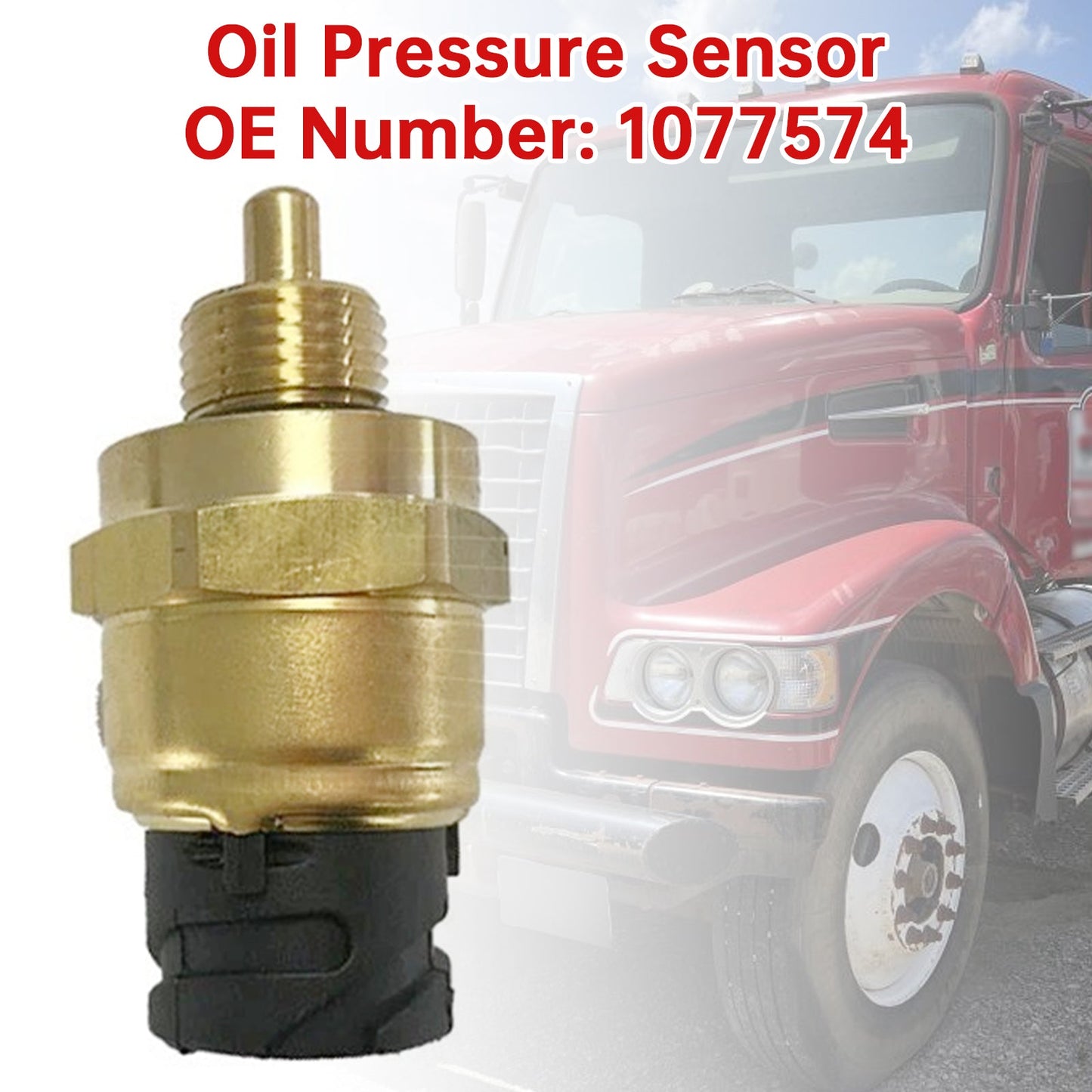 Volvo VHD VN VNL VNM 2003-2008 D12 12.1L Oil Pressure Sensor 1077574 4027816 387152