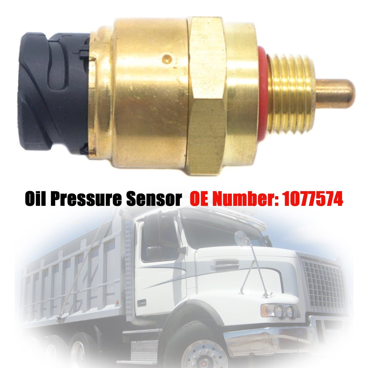 Oil Pressure Sensor 1077574 for Volvo VHD VN VNL VNM 2003-2008 D12 12.1L