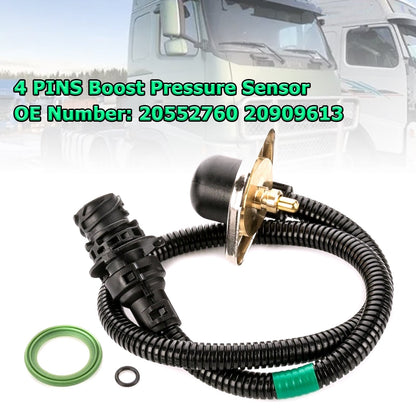 Volvo FH16 FL6 FM10 FM7 FH12 4 PINS Boost Pressure Sensor 20552760 20909613