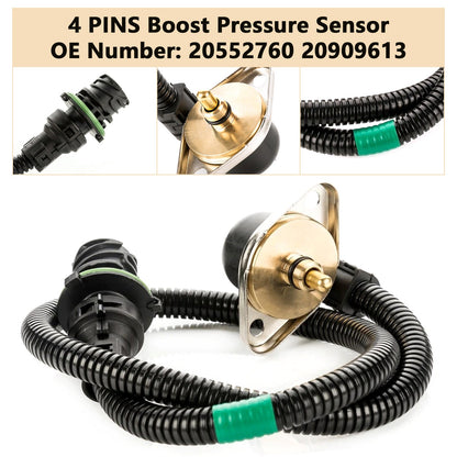 4 PINS Boost Pressure Sensor 20552760 20909613 For Volvo FH16 FL6 FM10 FM7 FH12