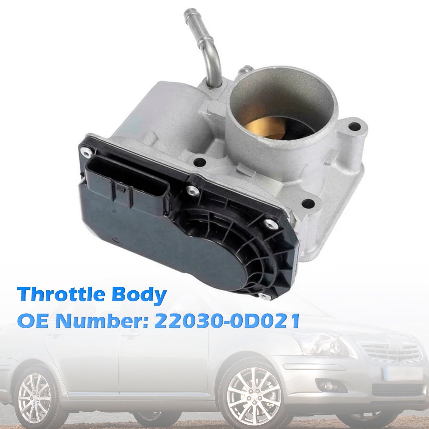 Toyota Avensis T25 Corolla E12 1.6 2003-2006 6 Pin Throttle Body 22030-0D021