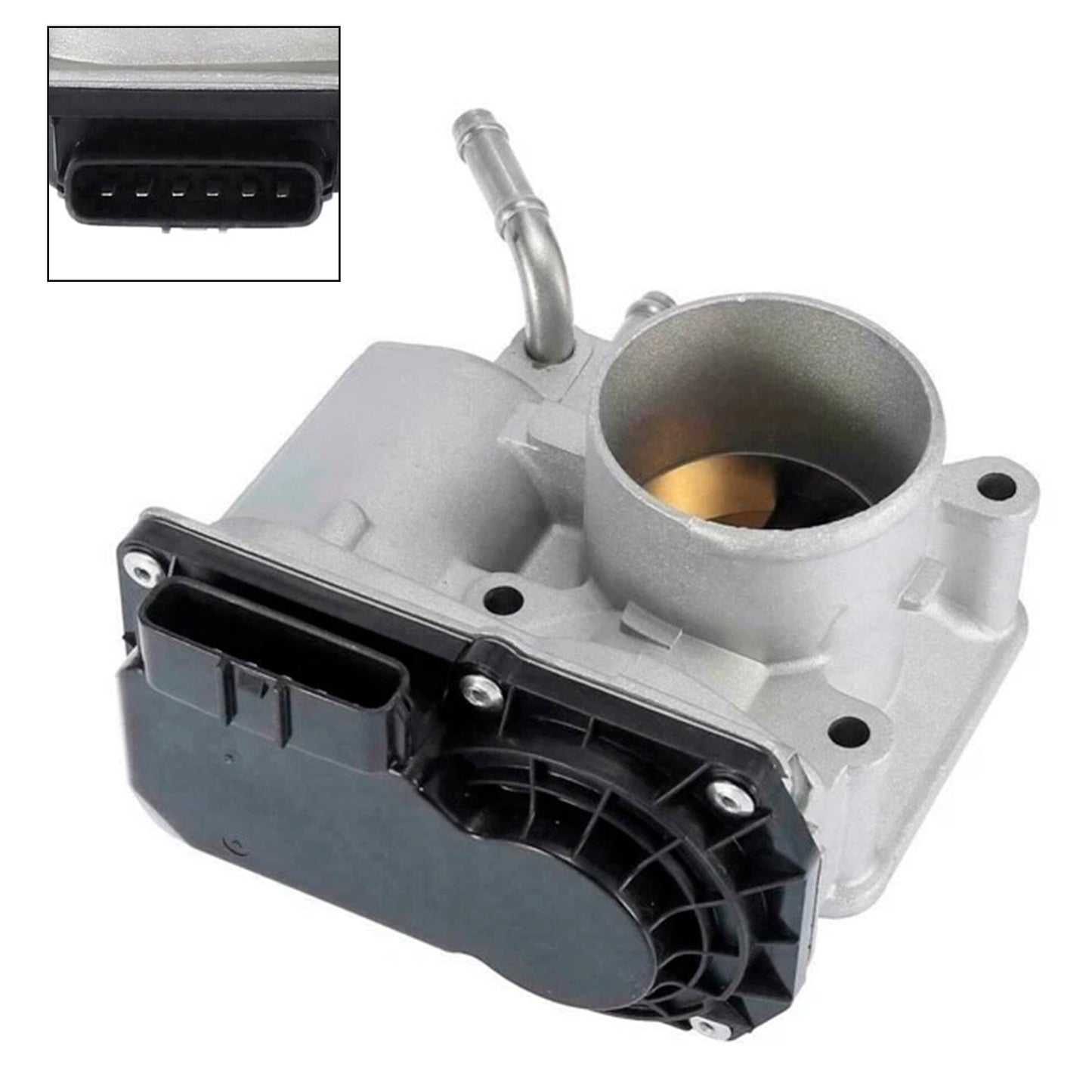 Toyota Avensis T25 Corolla E12 1.6 2003-2006 6 Pin Throttle Body 22030-0D021