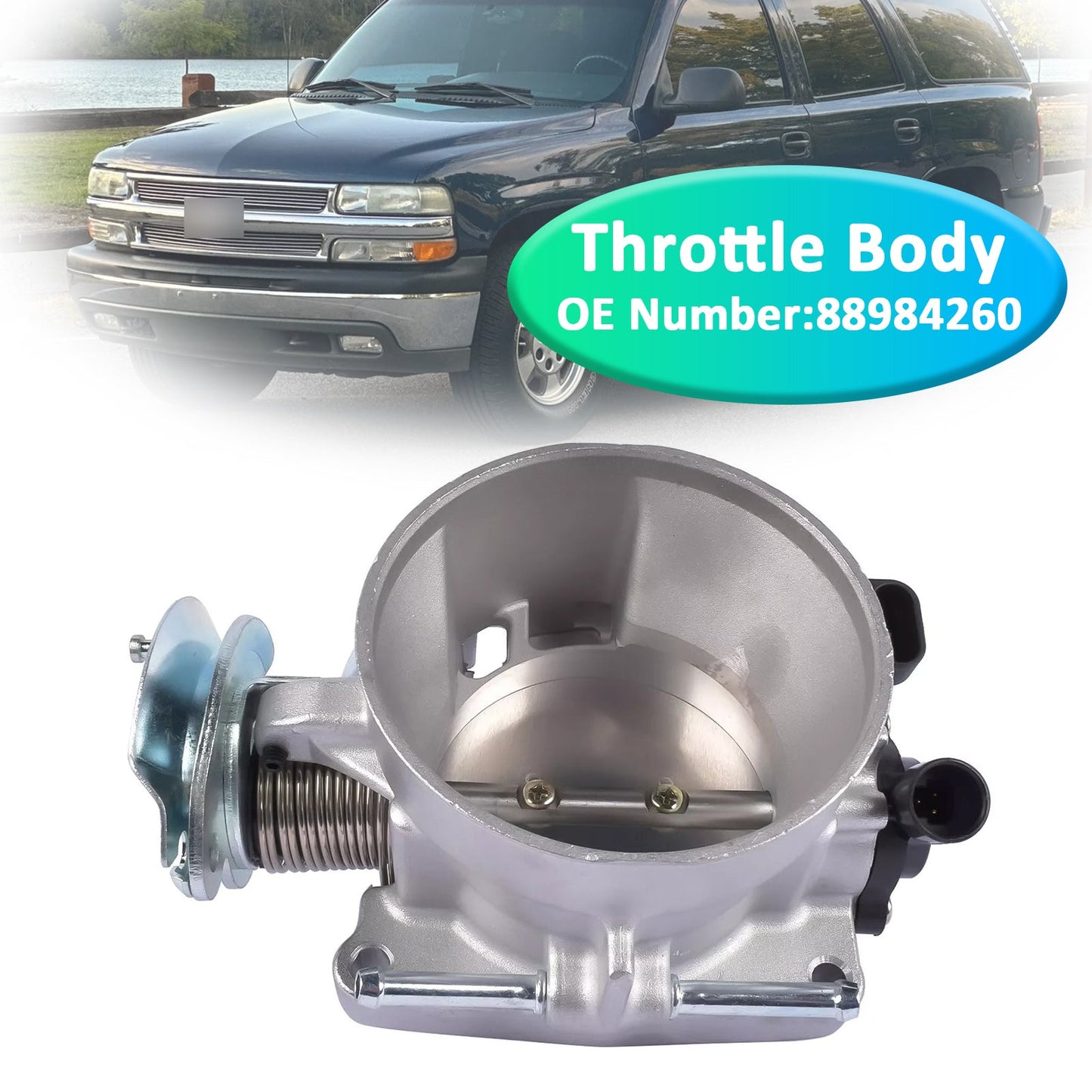 Throttle Body 88984260 17113665 For Silverado 1500 Tahoe GMC Sierra Yukon 4.3L 4.8L 5.3L 2000-2002