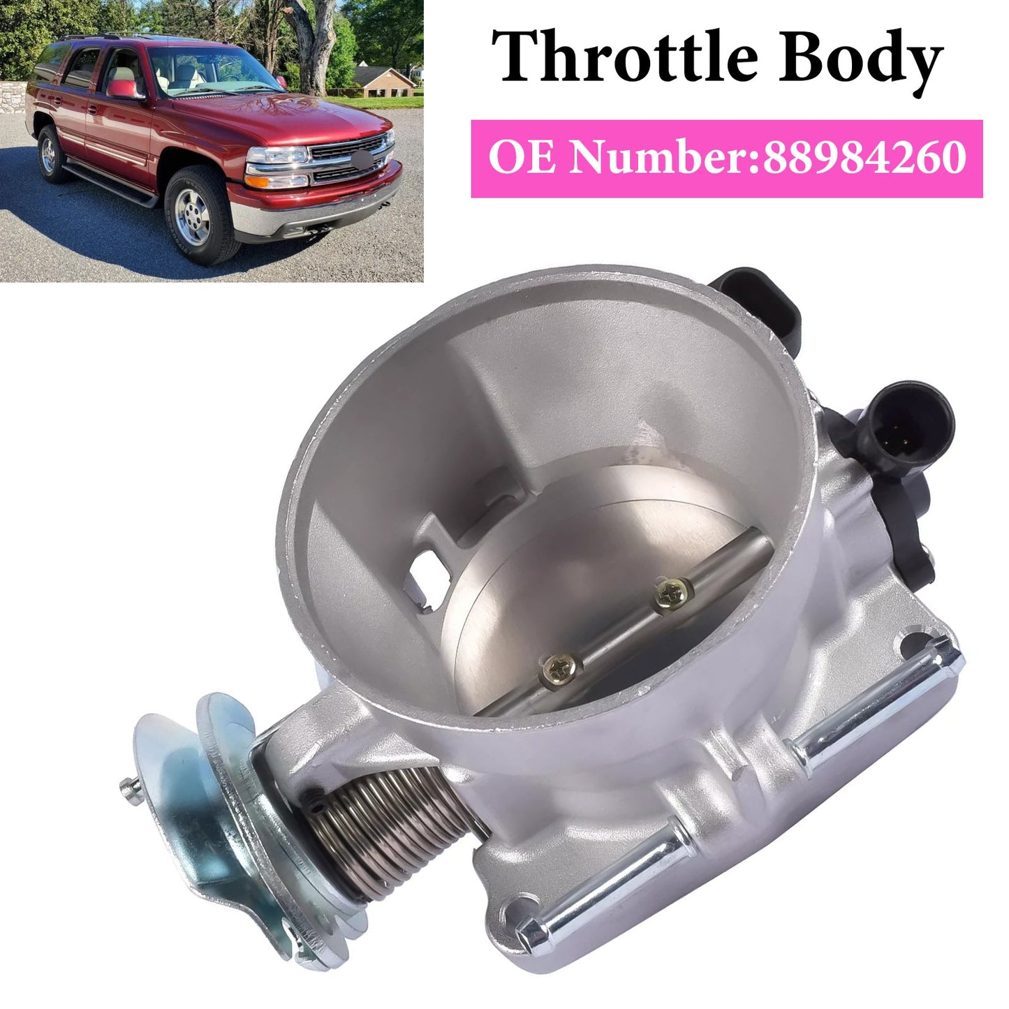 Throttle Body 88984260 17113665 For Silverado 1500 Tahoe GMC Sierra Yukon 4.3L 4.8L 5.3L 2000-2002