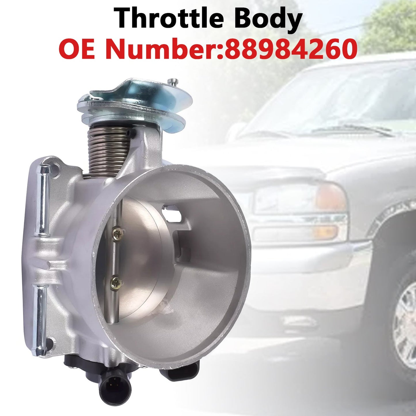Throttle Body 88984260 17113665 For Silverado 1500 Tahoe GMC Sierra Yukon 4.3L 4.8L 5.3L 2000-2002