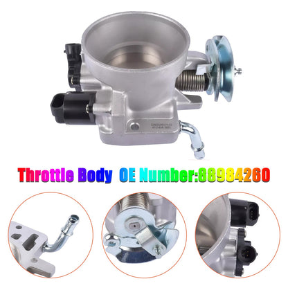 Throttle Body 88984260 17113665 For Silverado 1500 Tahoe GMC Sierra Yukon 4.3L 4.8L 5.3L 2000-2002