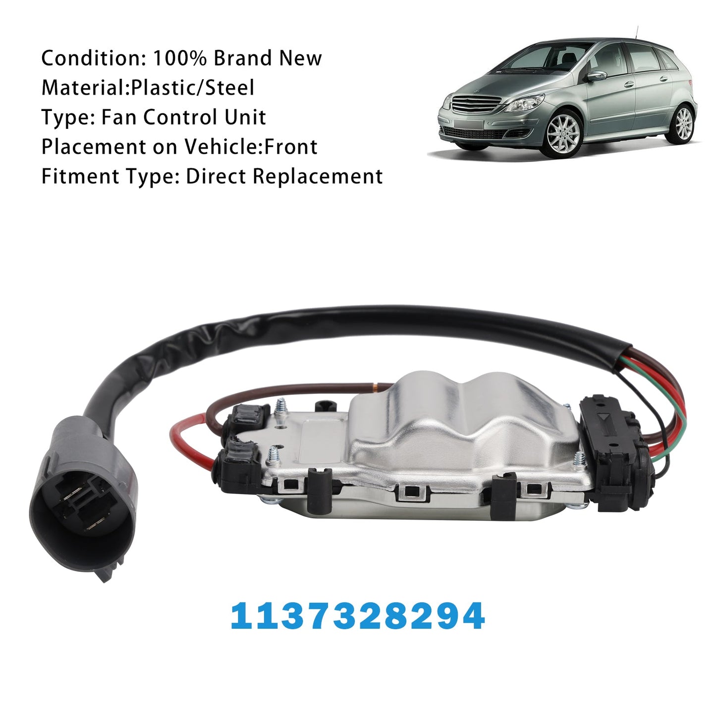 Mercedes-Benz W169 W245 1137328294 Radiator Fan Control Module