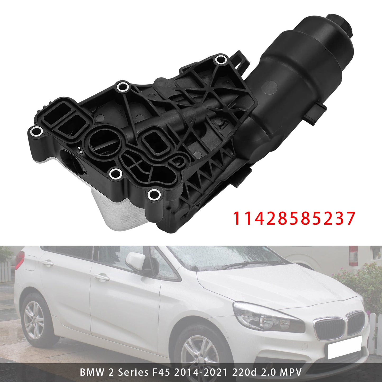 BMW 2 Series F45 X1 X2 Mini Mini Countryman 1.5 2.0 11428585237 Oil Filter Housing 8585237 11428513948