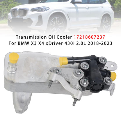 Transmission Oil Cooler 17218607237 For BMW X3 X4 xDriver 430i 2.0L 2018-2023