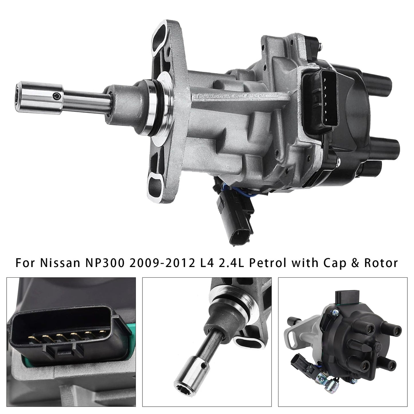 Nissan Frontier Xterra 2000-2004 L4 2.4L 221003S500 221003S501 Ignition Distributor w/ Cap & Rotor