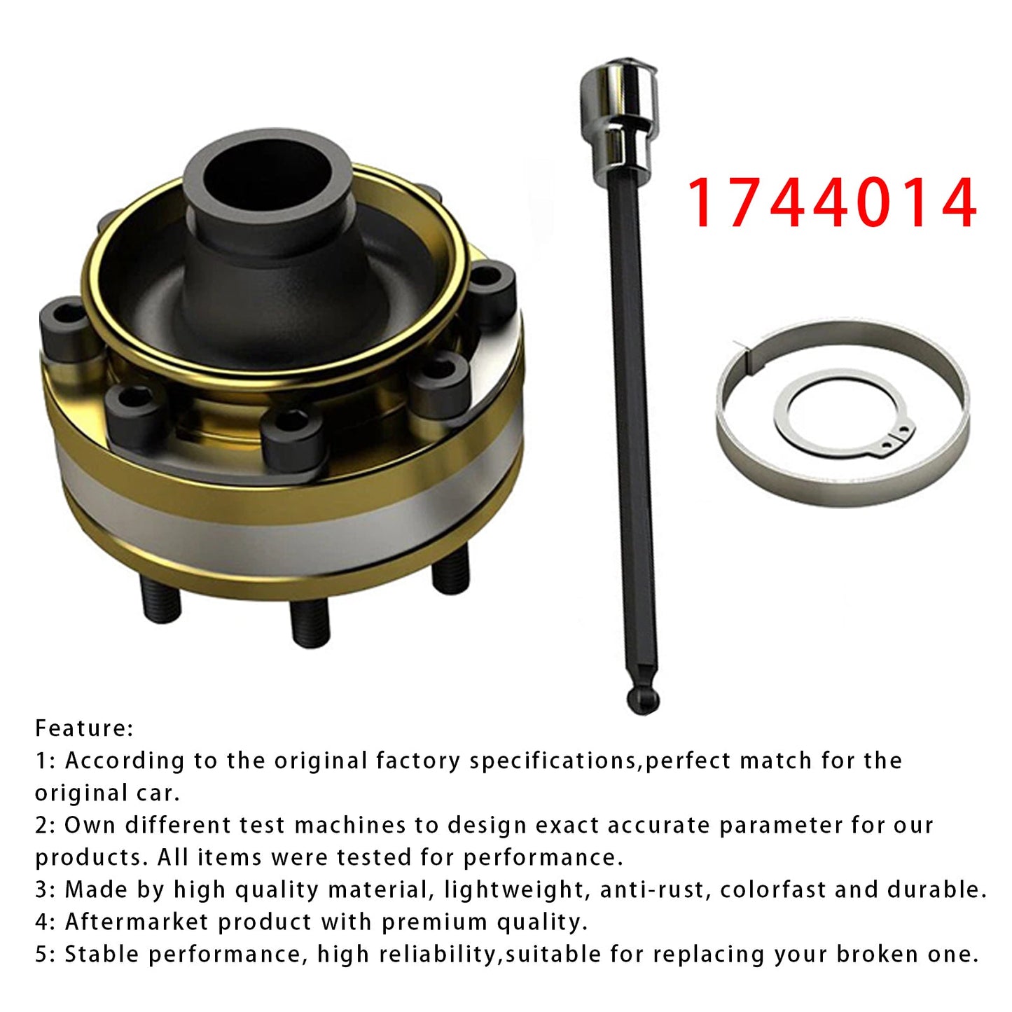 JK Wrangler CV Joint Kit 1744014