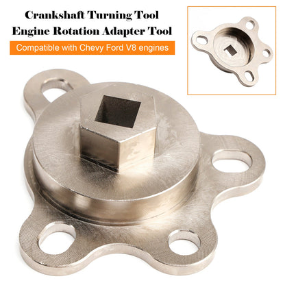Chevy Ford V8 engines Crankshaft Turning Tool Engine Rotation Adapter Tool