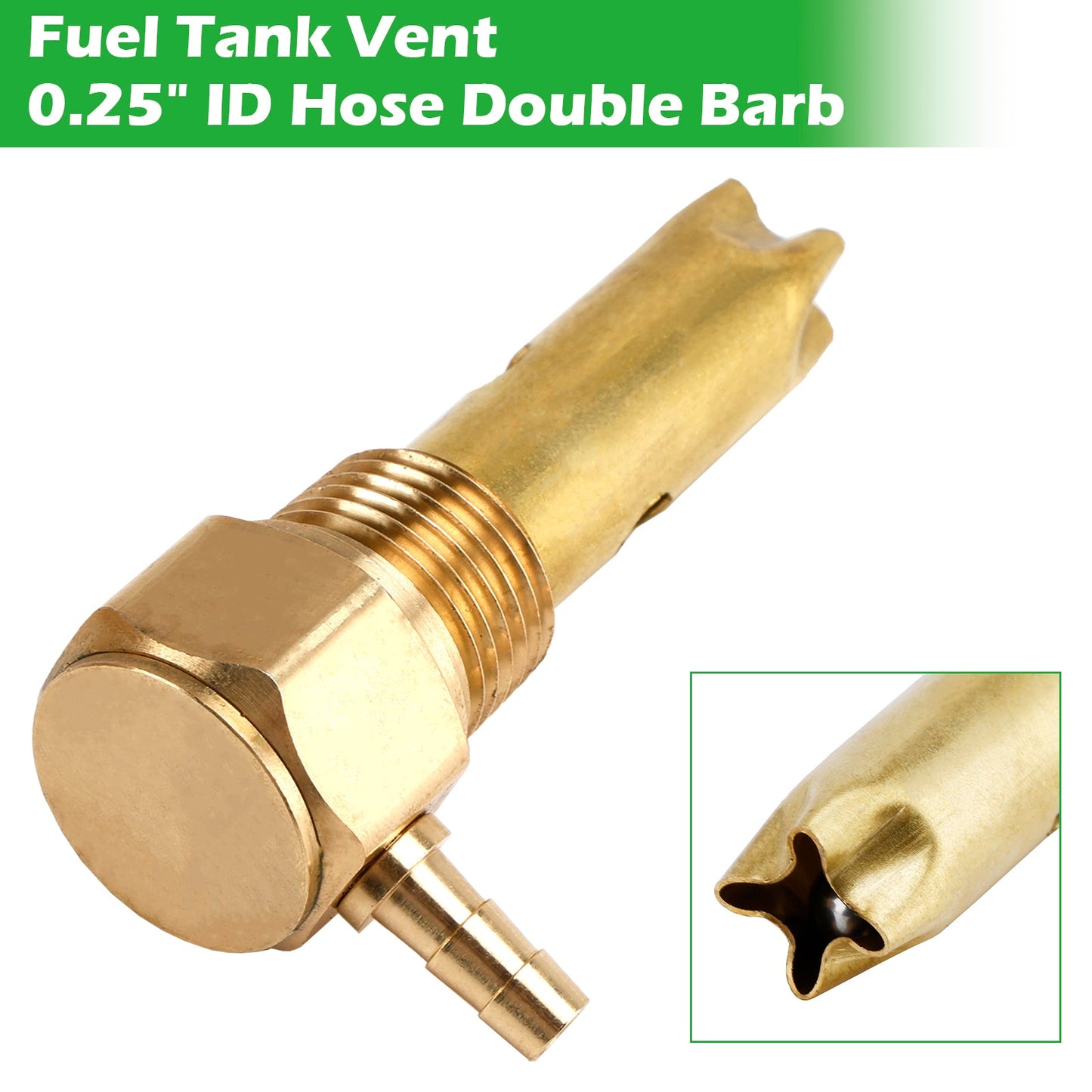 0.25" ID Hose Double Barb Fuel Tank Vent Assy FTA-V-50-02 For Peterbilt