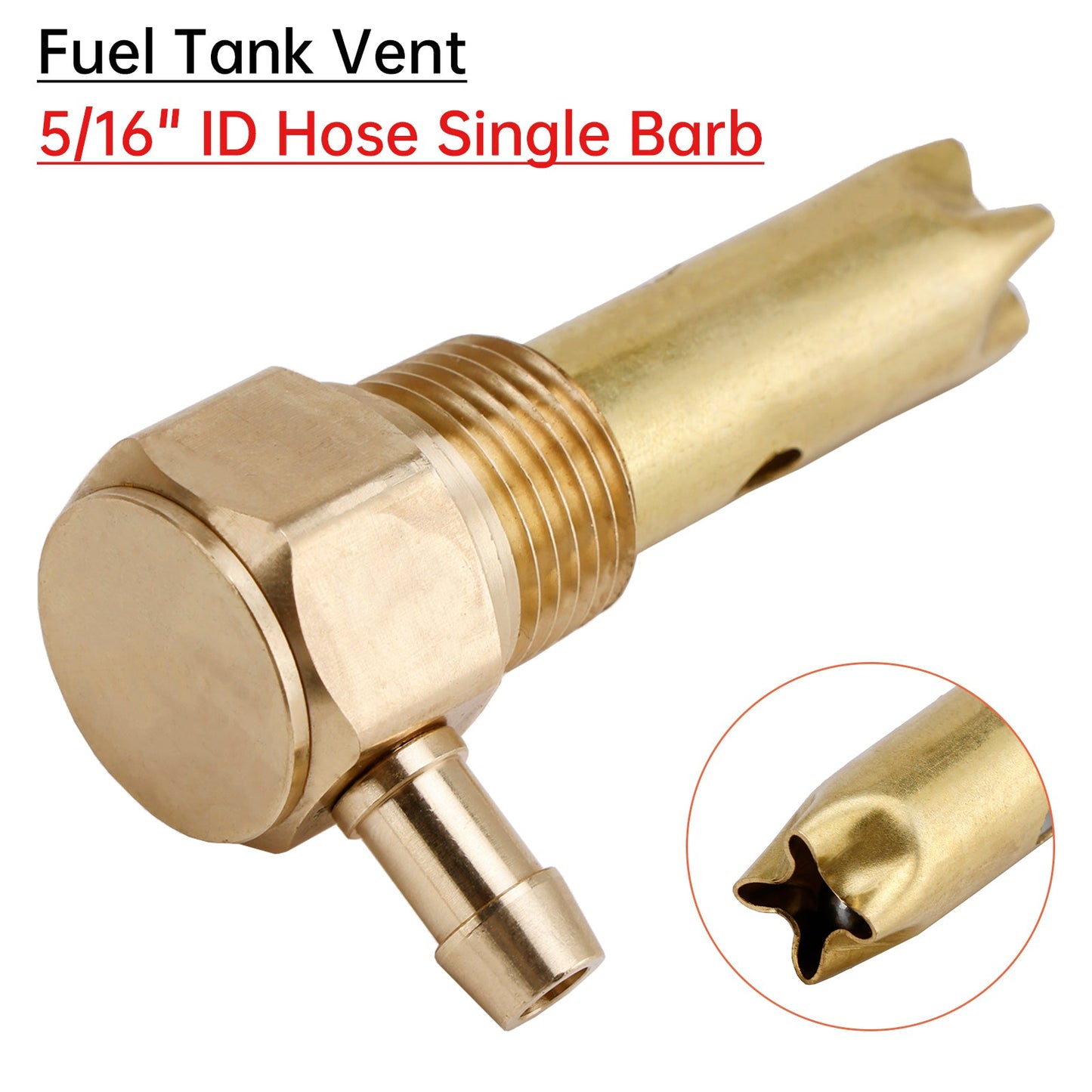5/16" ID Hose Fuel Tank Vent Assy 20560284 For Kenworth Volvo Full Function Single Barb