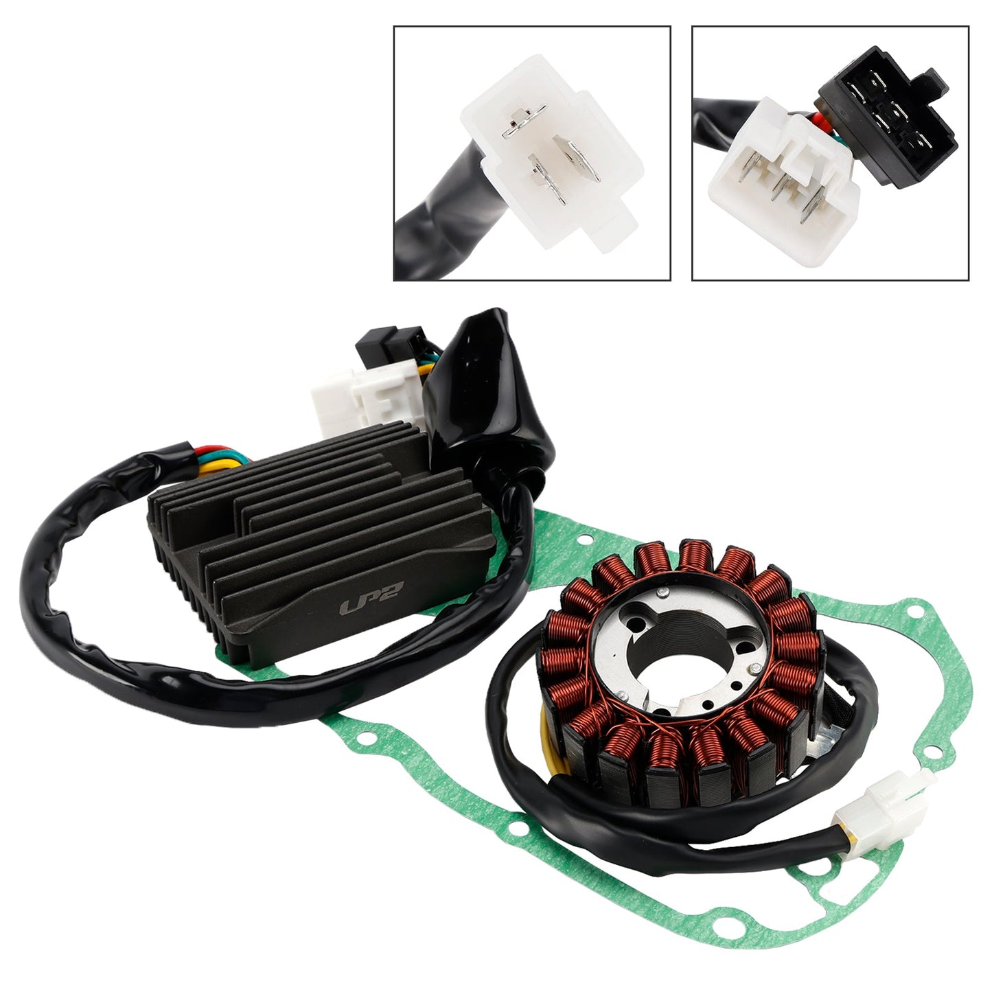 Honda NSS 250 250S Reflex 2004-2007 Magneto Coil Stator 31120-KSZ-771+ Voltage Regulator 31600-KSZ-770+Gasket