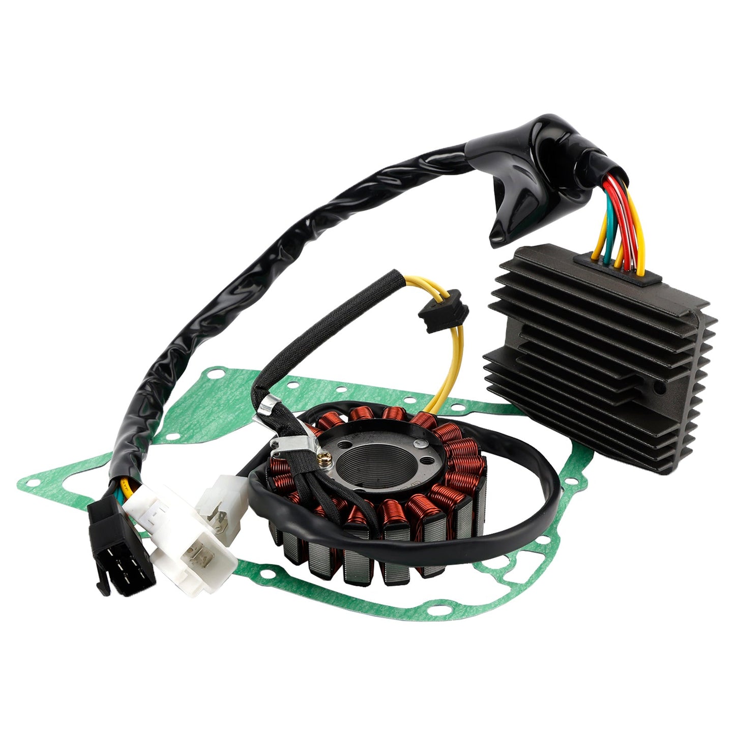 Honda NSS 250 250S Reflex 2004-2007 Magneto Coil Stator 31120-KSZ-771+ Voltage Regulator 31600-KSZ-770+Gasket