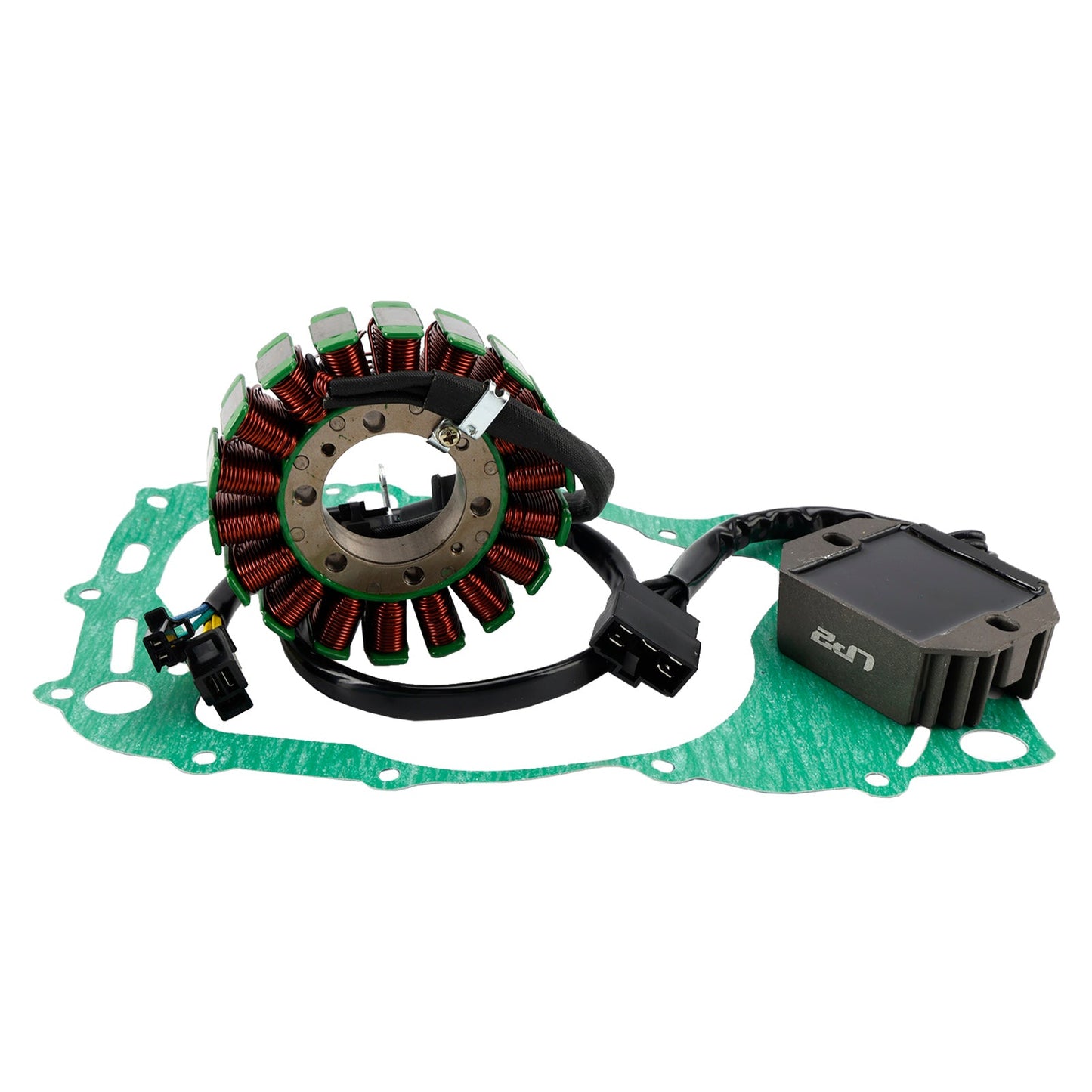1998-2002 Suzuki AN 250 400 Burgman Magneto Coil Stator 32101-14F20+ Voltage Regulator 32800-14F00+Gasket