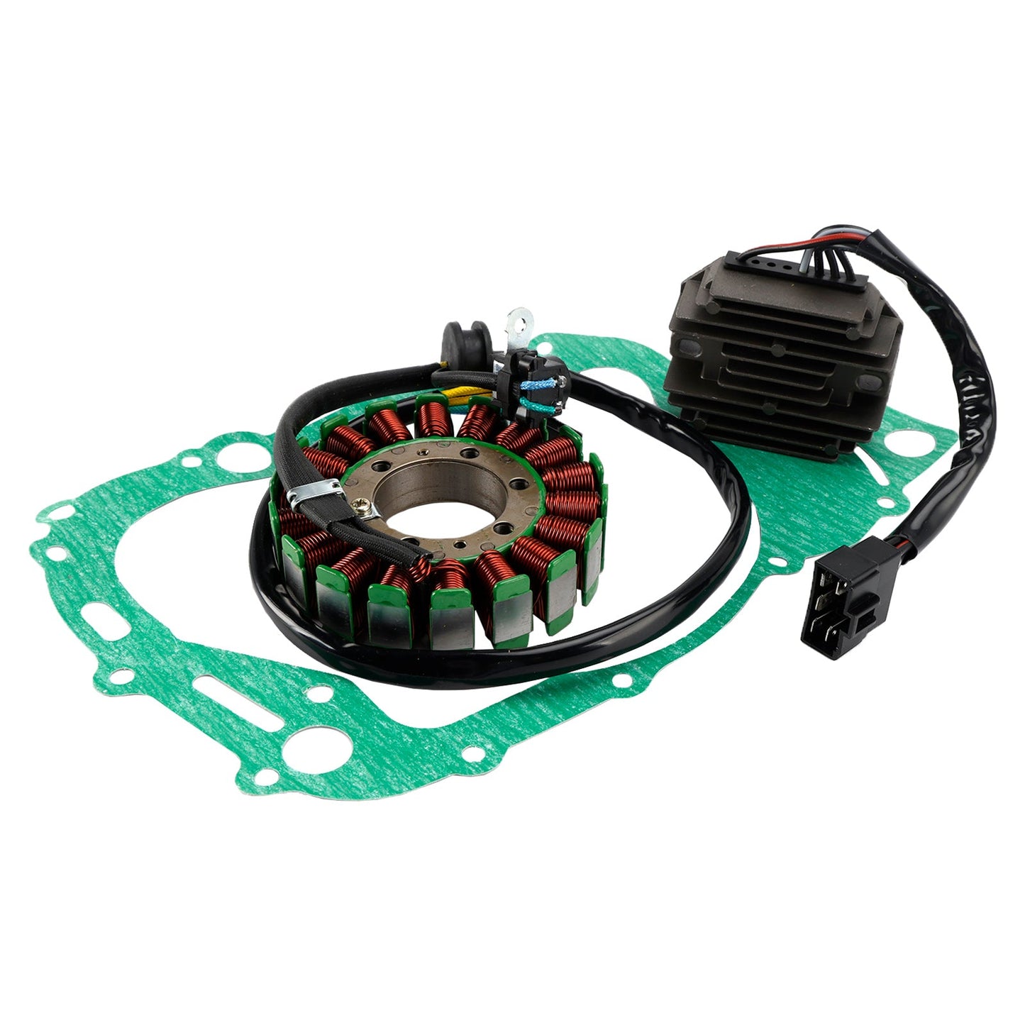 1998-2002 Suzuki AN 250 400 Burgman Magneto Coil Stator 32101-14F20+ Voltage Regulator 32800-14F00+Gasket