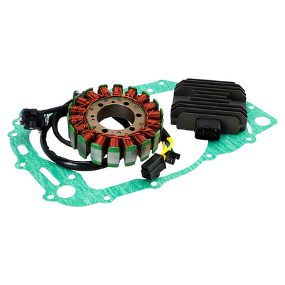 Suzuki AN250/AN400/S Burgman 2003-2006 Magneto Coil Stator 32101-14G00+ Voltage Regulator 32800-14G00+ Gasket