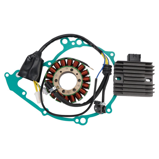 Yamaha XT 660 Z Tenere 2008-2015 Magneto Coil Stator 5VK-81410-00+ Voltage Regulator 4XY-81960-00+ Gasket