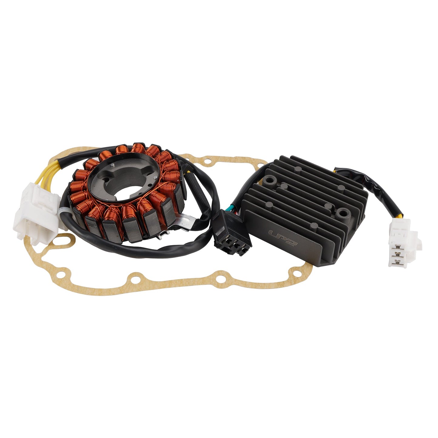 Honda SH125 SH150 2005-2012 Magneto Coil Stator 31120-KTF-640+ Voltage Regulator 31600-KTF-641+Gasket