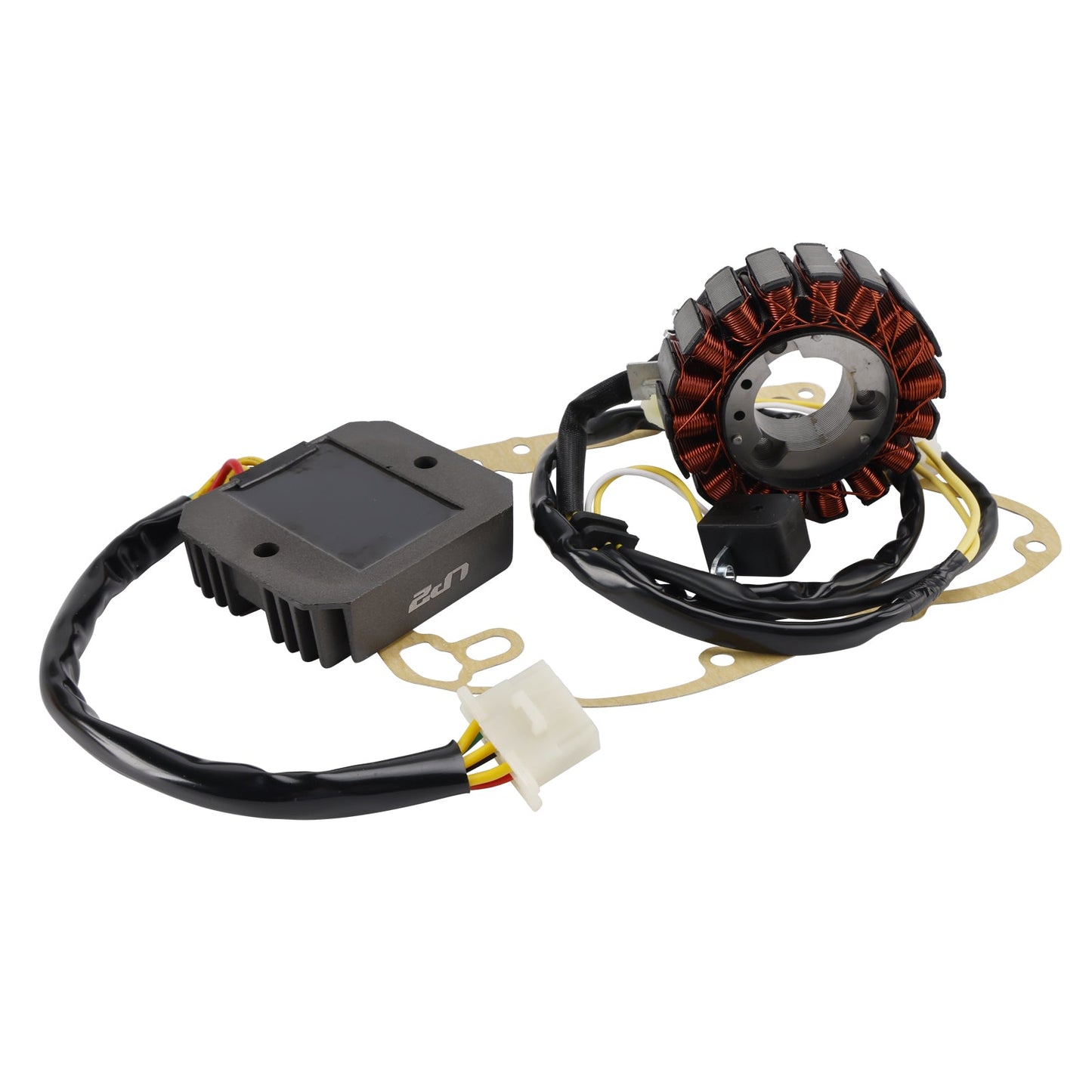 Honda FES 125 150 Pantheon 2003-2005 Magneto Coil Stator 31120-KRJ-901+ Voltage Regulator 31600-KRJ-900+ Gasket