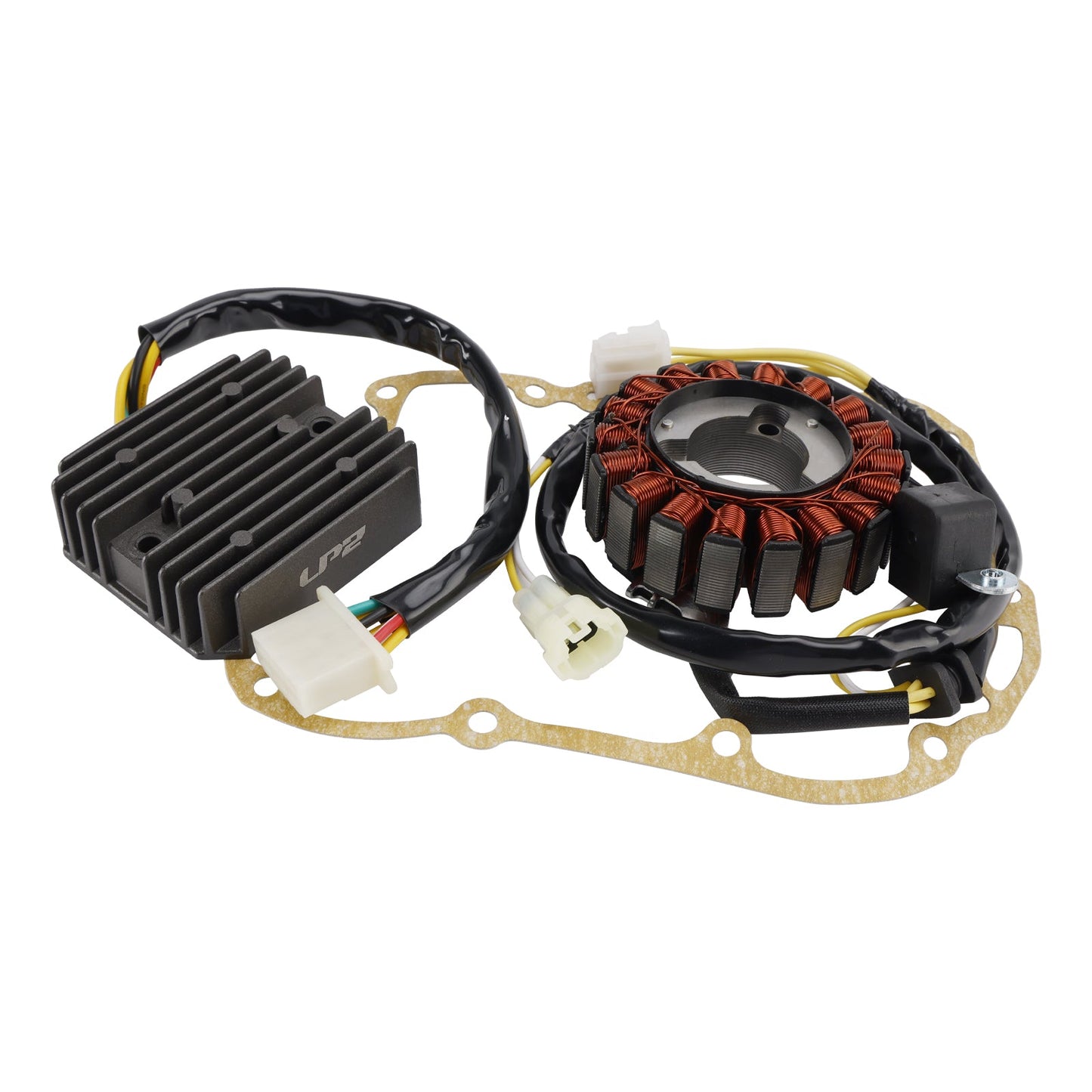 Honda FES 125 150 Pantheon 2003-2005 Magneto Coil Stator 31120-KRJ-901+ Voltage Regulator 31600-KRJ-900+ Gasket