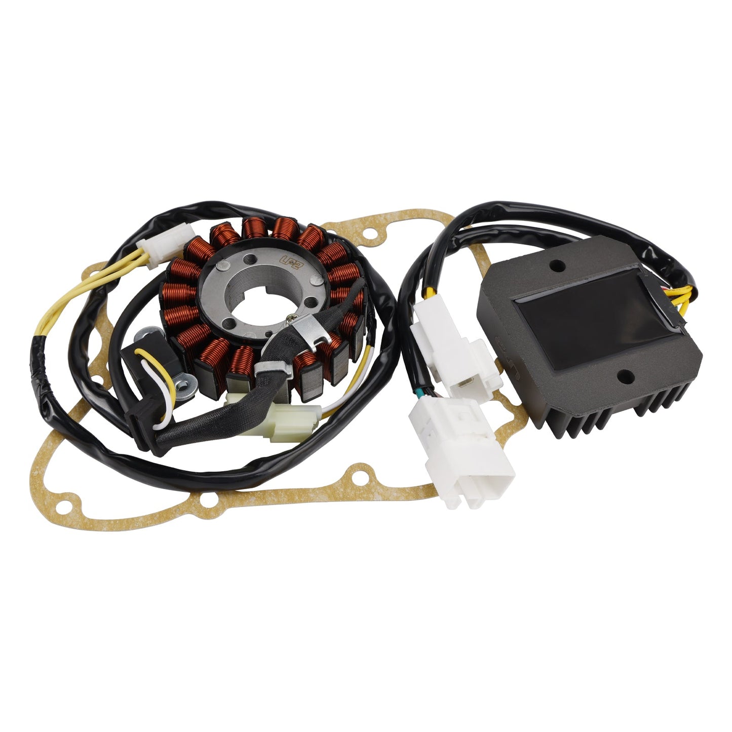 Honda FES 125 150 S-Wing 2007 Magneto Coil Stator 31120-KRJ-901+ Voltage Regulator 31600-KRJ-791+ Gasket