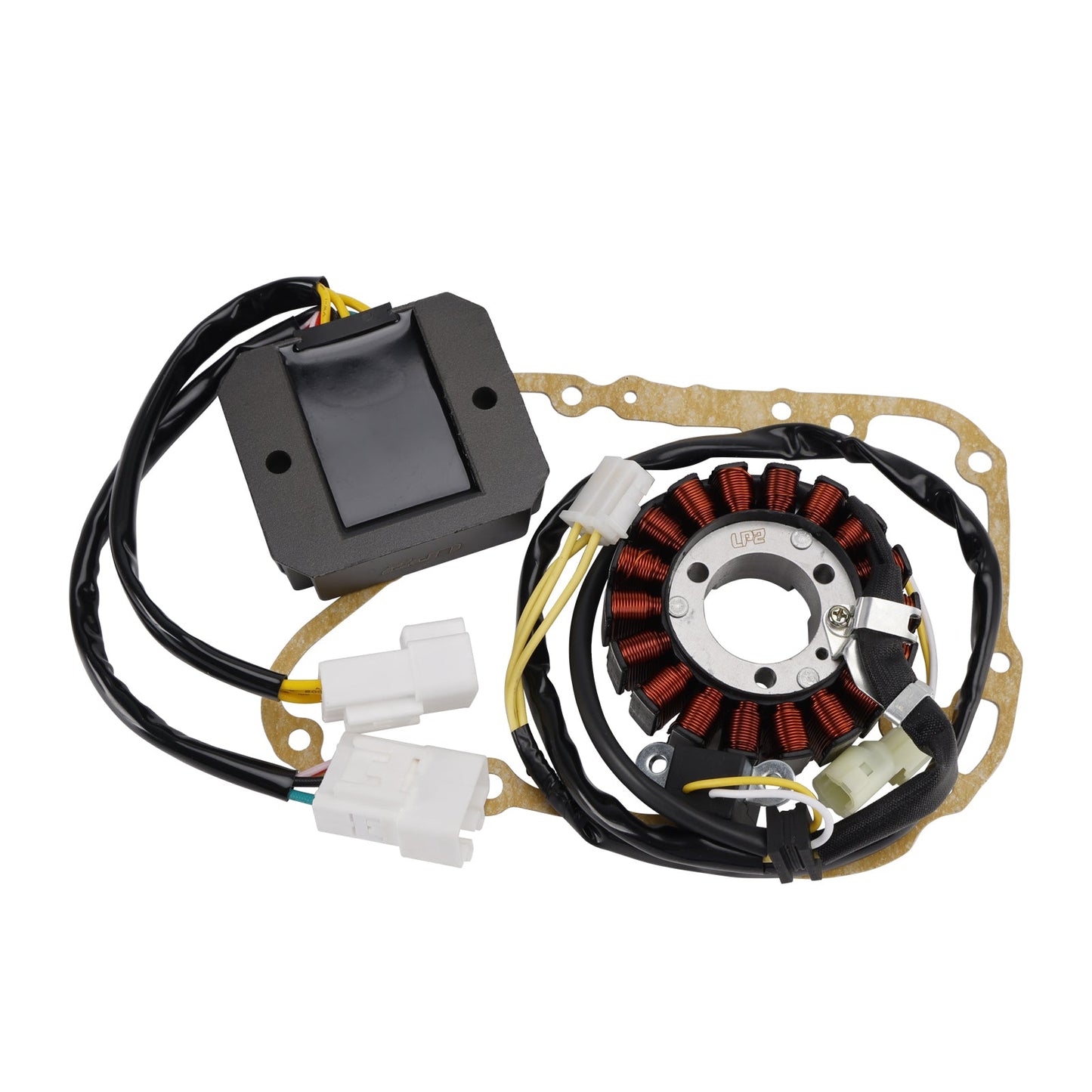 Honda FES 125 150 S-Wing 2007 Magneto Coil Stator 31120-KRJ-901+ Voltage Regulator 31600-KRJ-791+ Gasket