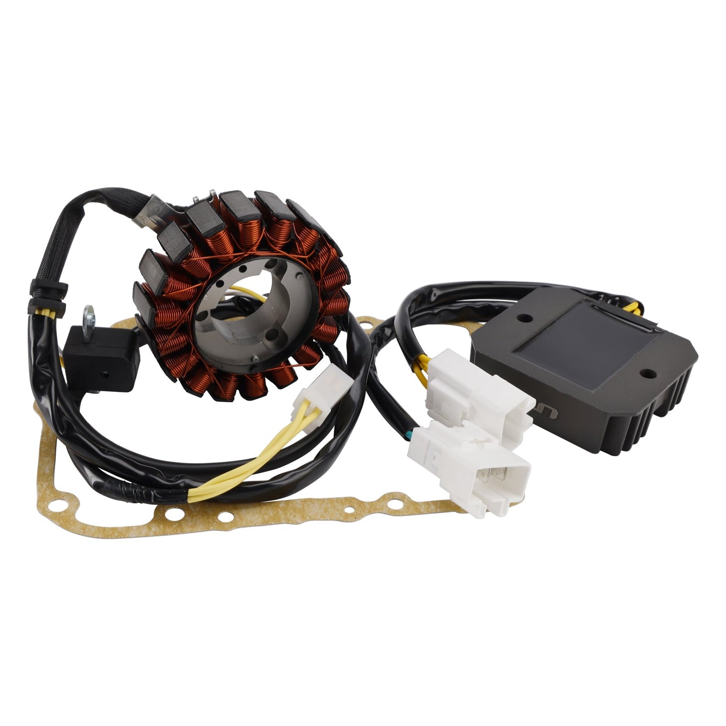 Honda FES 125 150 S-Wing 2007 Magneto Coil Stator 31120-KRJ-901+ Voltage Regulator 31600-KRJ-791+ Gasket