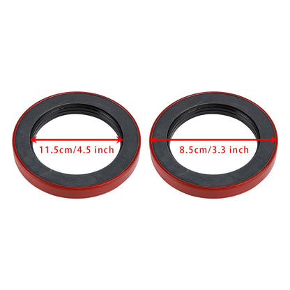 4PCS Oil Seal 3.125" X 4.506" For Dexter 010-056-00 10K 12K Heavy Duty 15K Axles Trailer Axle Bearing Seal