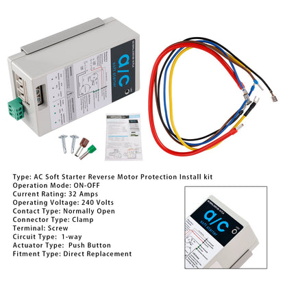 1.75-3.5 Ton AC Units  Reverse Motor Protection Easy DIY Installation 08-16A Soft Start Module