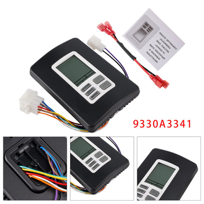 RV 9330A3341 9-Series Digital Zone Thermostat 12V Black