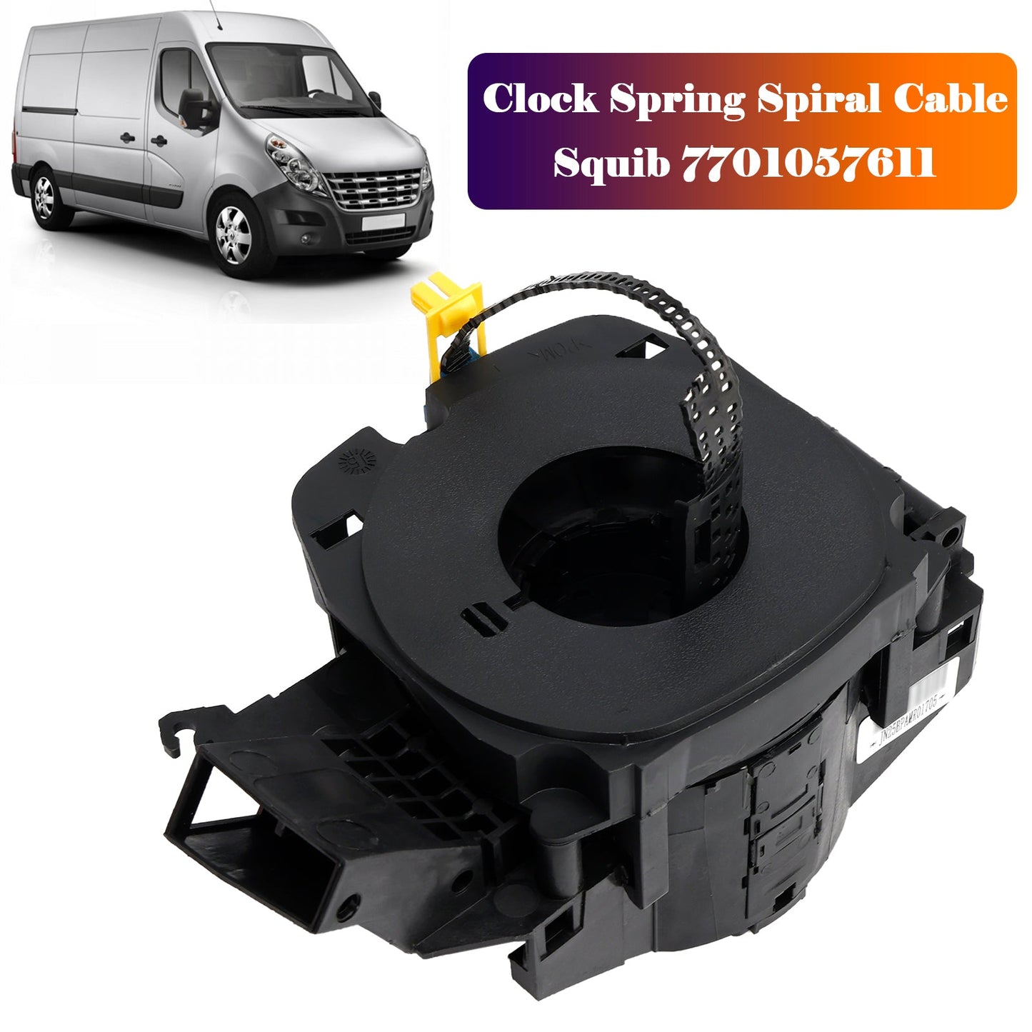 2003-2010 Renault Master Mk2 Clock Spring Spiral Cable Squib 7701057611 9591291