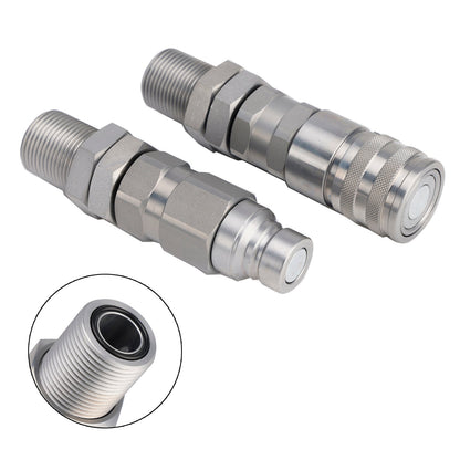 KV14216 AT312470 Hydraulic Flat Face Coupler Kit For John Deere 240 328 318D