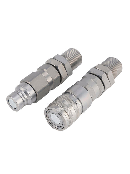 KV14216 AT312470 Hydraulic Flat Face Coupler Kit For John Deere 240 328 318D