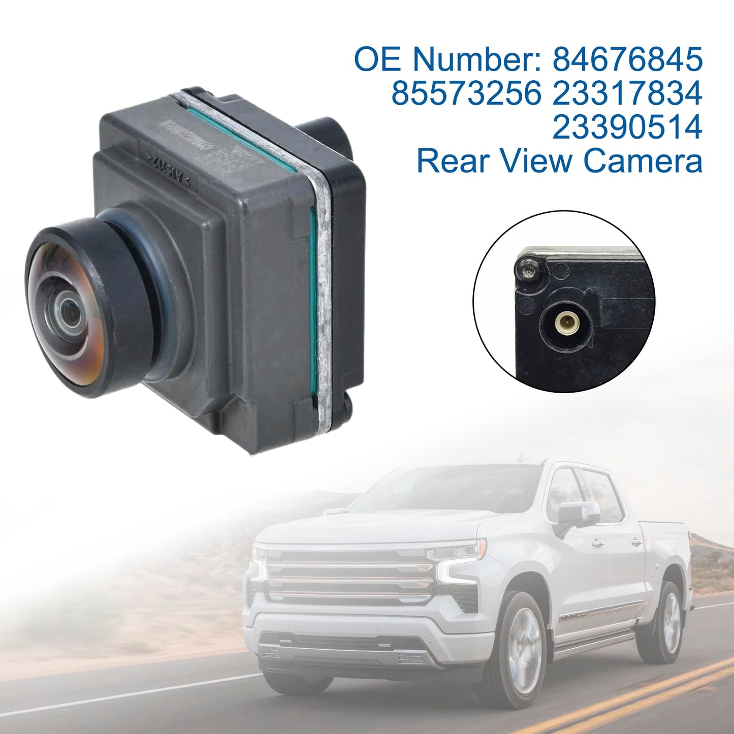 Chevy Silverado 1500 Corvette GMC 2020-2021 84676845 Rear View Camera