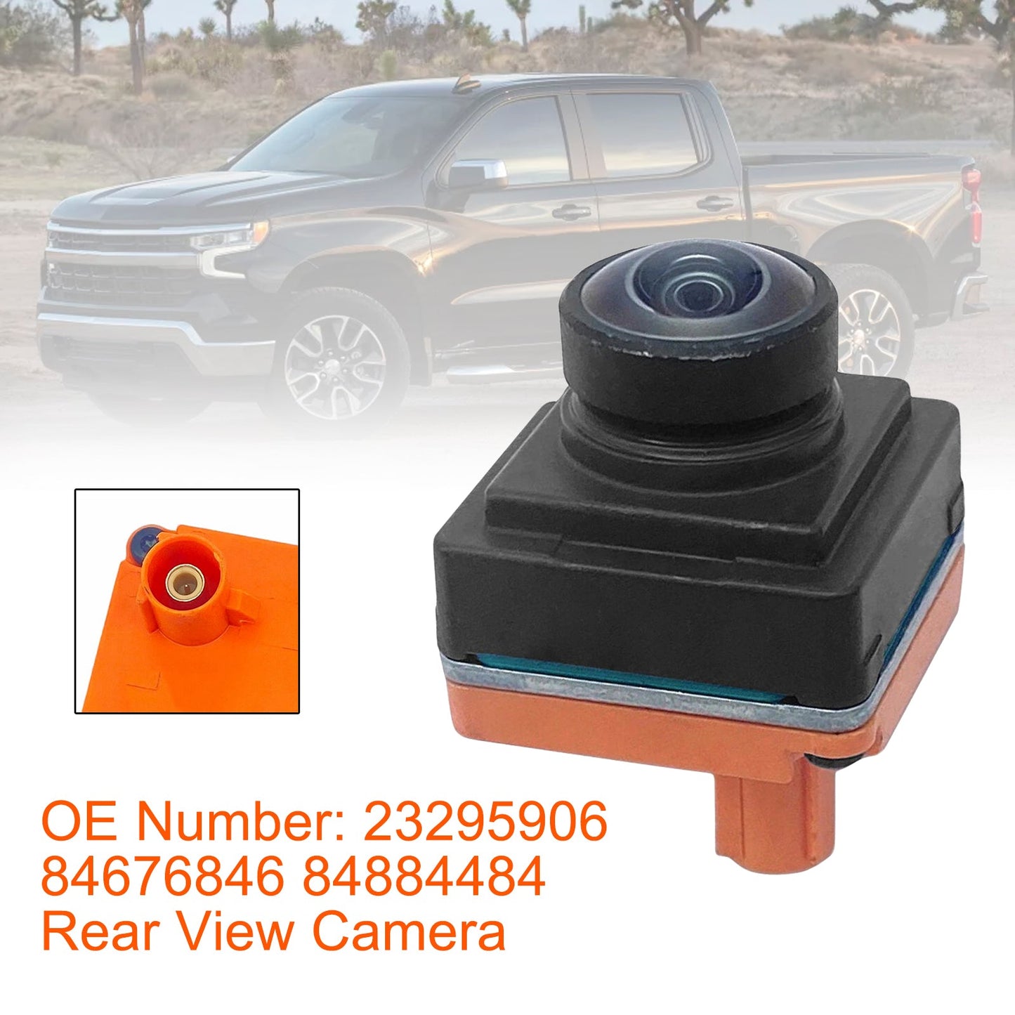 Chevy Silverado 2500 GMC Sierra 2019-2022 84884484 Rear View Camera 23295906
